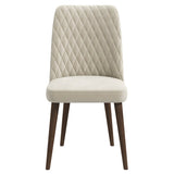 Katie Beige Velvet Dining Chair (Set Of 2) by Ashcroft Furniture at Eve Furniture