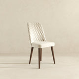 Katie Beige Velvet Dining Chair (Set Of 2) by Ashcroft Imports at Eve Furniture