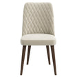 Katie Beige Velvet Dining Chair (Set Of 2) by Ashcroft Imports at Eve Furniture