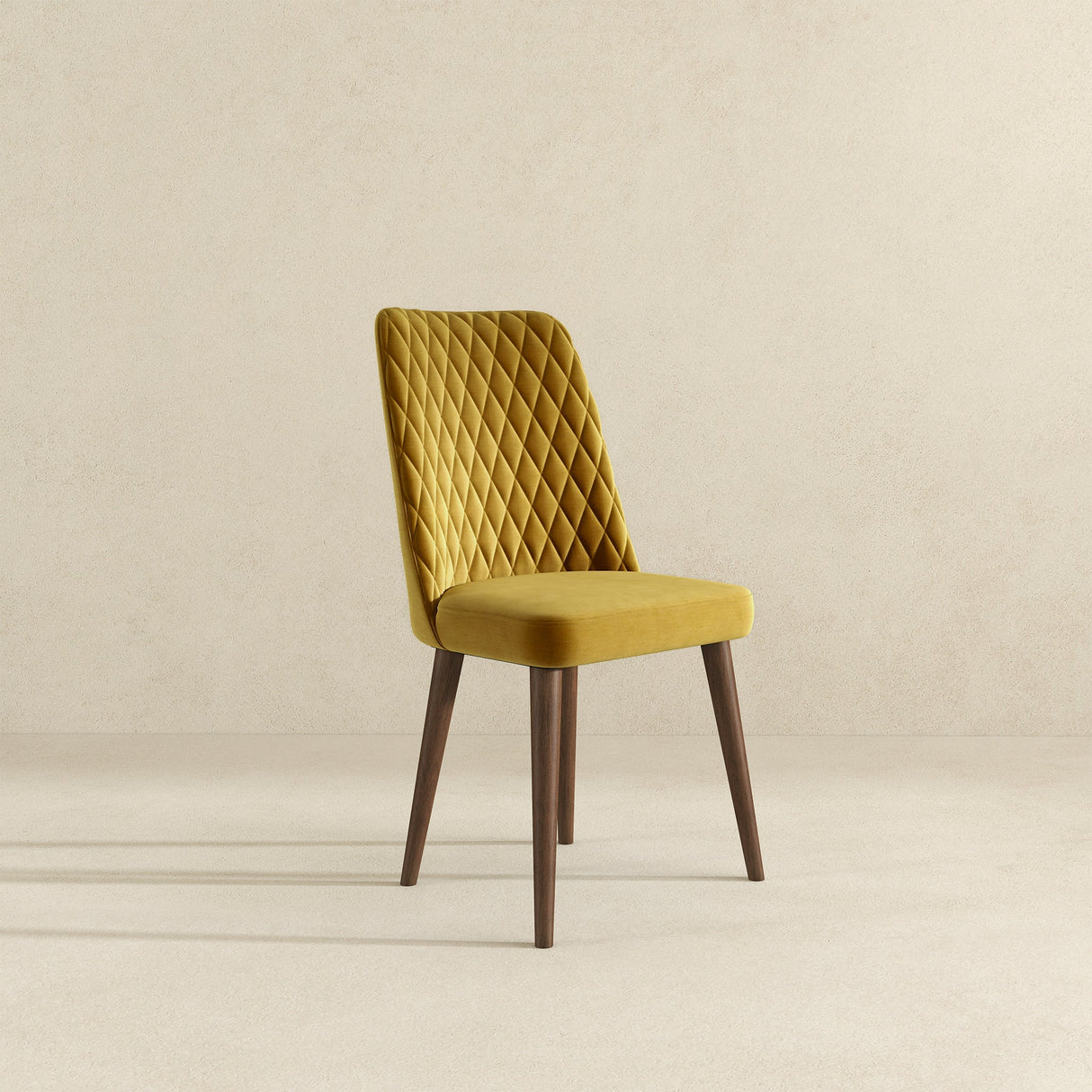 Katie Gold Velvet Dining Chair (Set Of 2) by Ashcroft Furniture at Eve Furniture