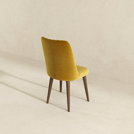 Katie Gold Velvet Dining Chair (Set Of 2) by Ashcroft Furniture at Eve Furniture
