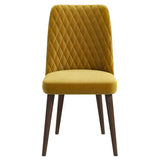 Katie Gold Velvet Dining Chair (Set Of 2) by Ashcroft Furniture at Eve Furniture