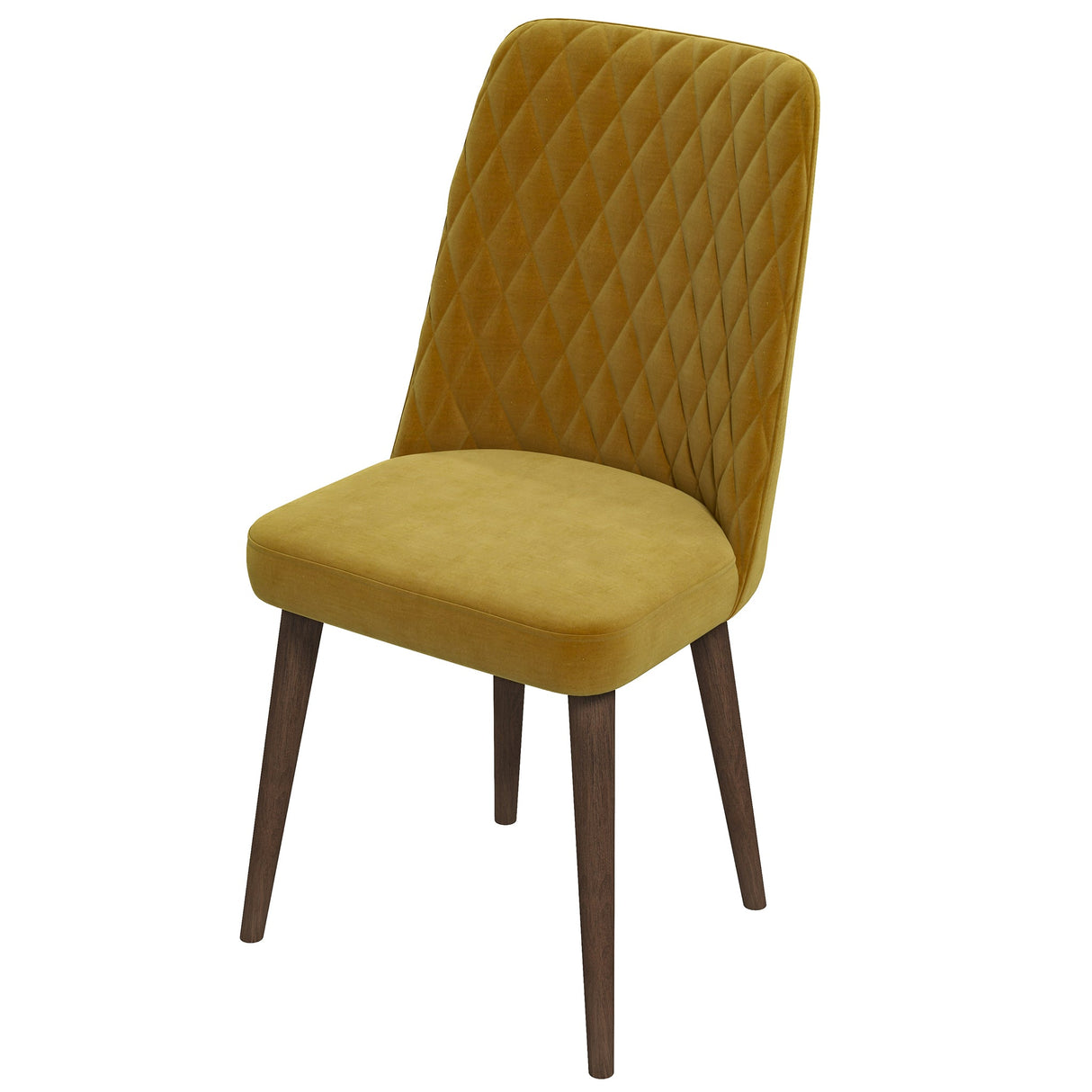 Katie Gold Velvet Dining Chair (Set Of 2) by Ashcroft Imports at Eve Furniture