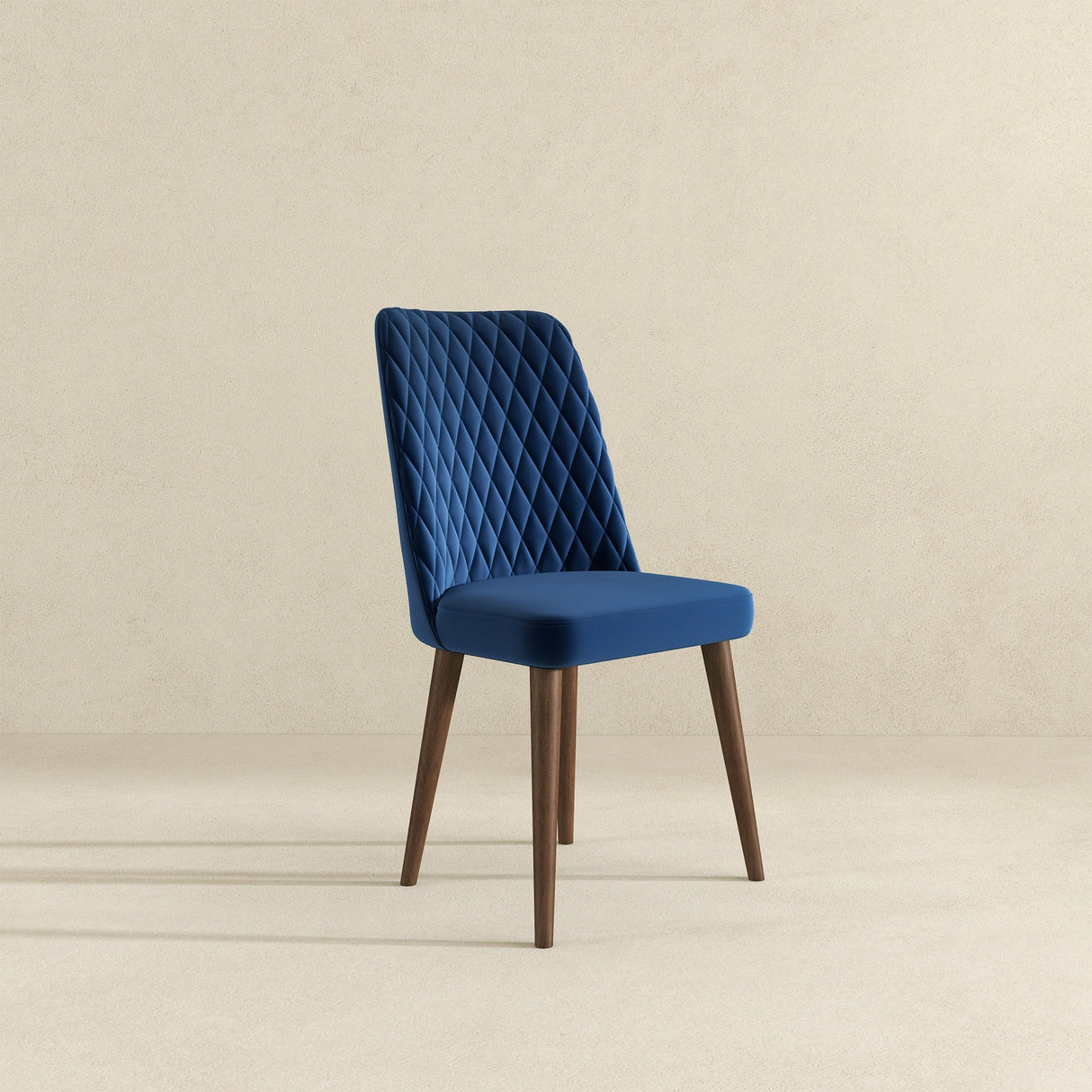 Katie Navy Blue Velvet Dining Chair (Set Of 2) by Ashcroft Furniture at Eve Furniture