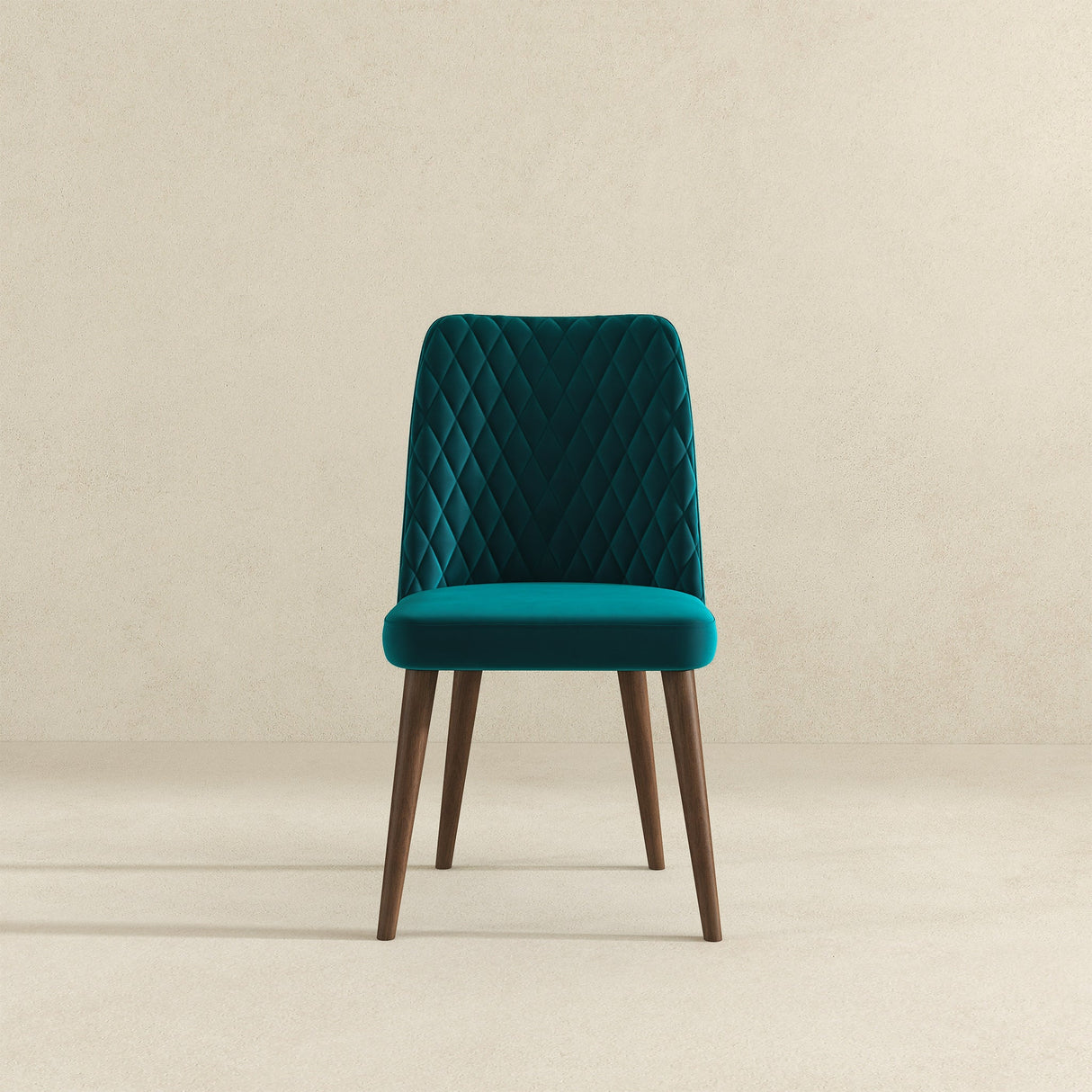 Katie Teal Velvet Dining Chair (Set Of 2) by Ashcroft Furniture at Eve Furniture