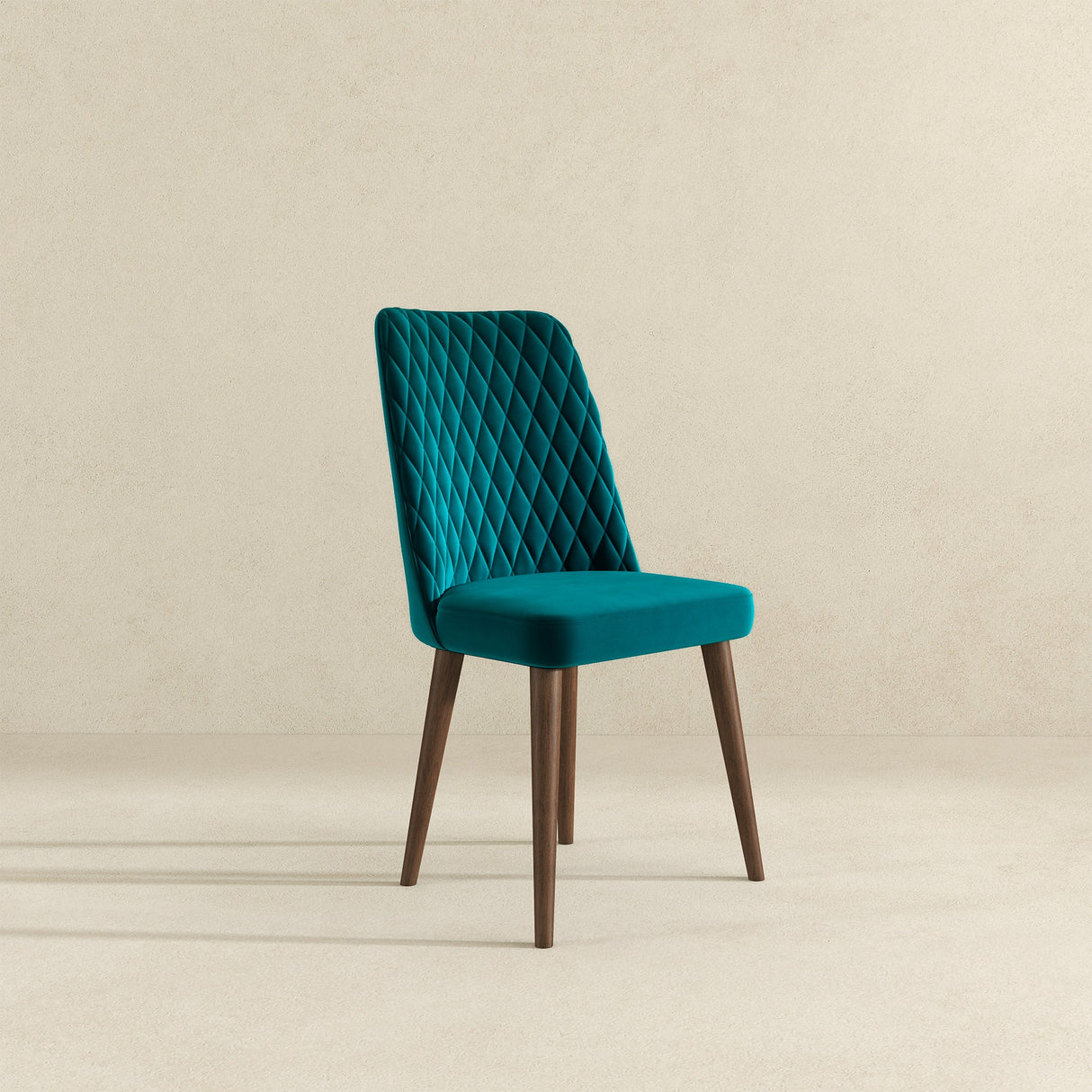 Katie Teal Velvet Dining Chair (Set Of 2) by Ashcroft Furniture at Eve Furniture