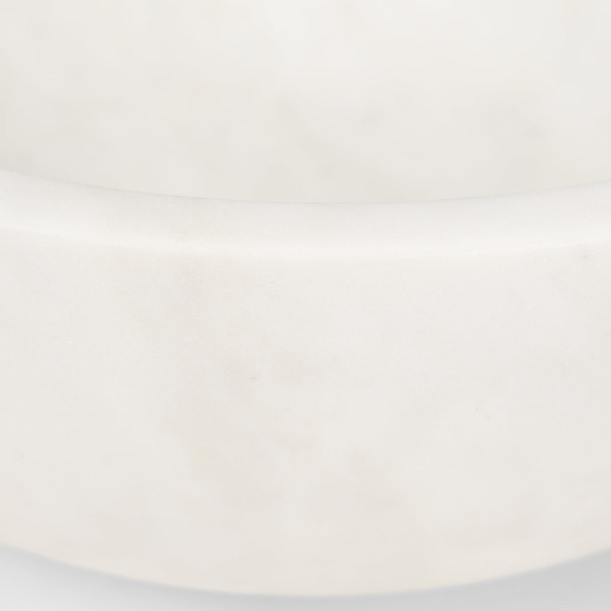Katora Large Premium Solid White Marble Bowl by Mercana at Eve Furniture