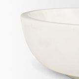 Katora Large Premium Solid White Marble Bowl by Mercana at Eve Furniture