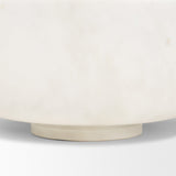 Katora Large Premium Solid White Marble Bowl by Mercana at Eve Furniture