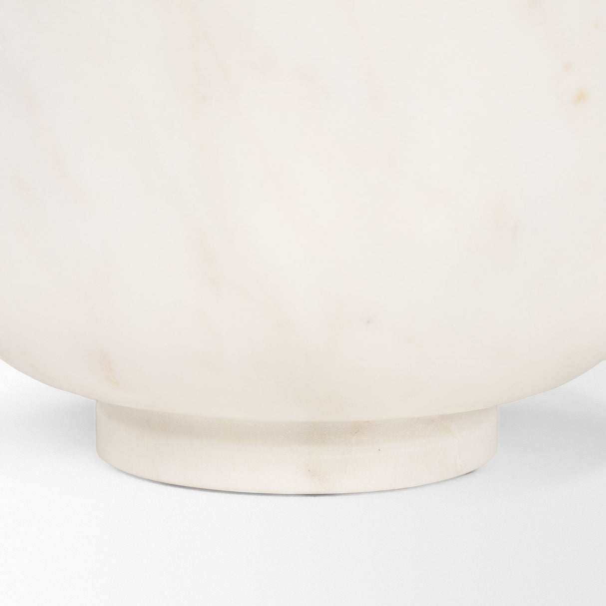 Katora Small Premium Solid White Marble Bowl by Mercana at Eve Furniture
