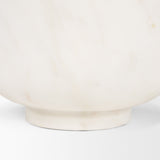Katora Small Premium Solid White Marble Bowl by Mercana at Eve Furniture