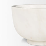 Katora Small Premium Solid White Marble Bowl by Mercana at Eve Furniture