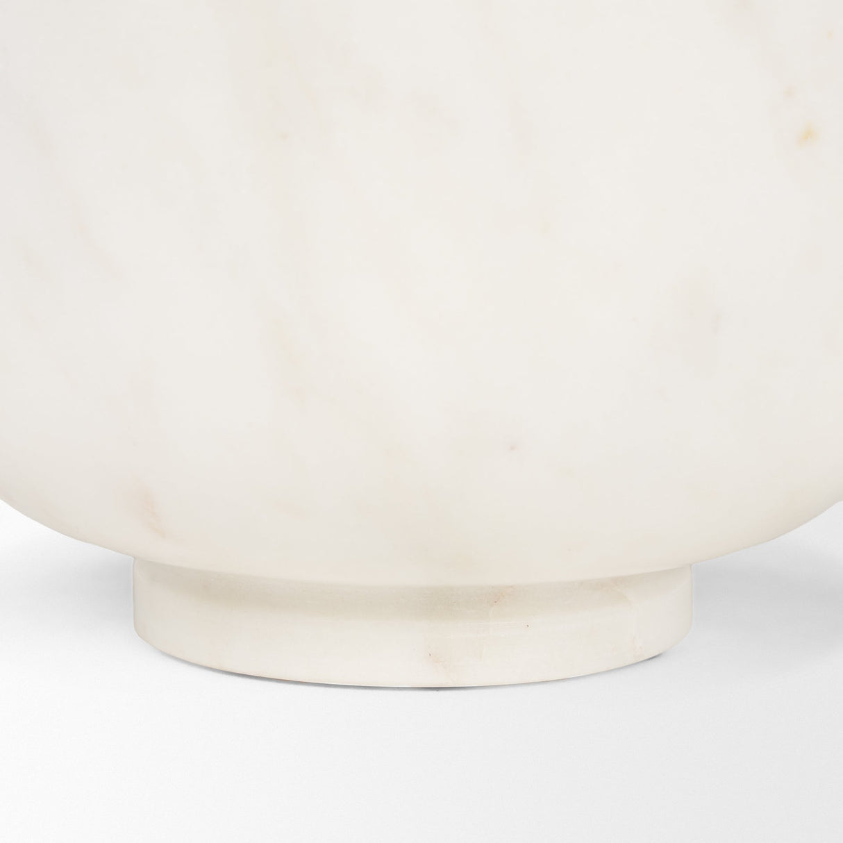 Katora Small Premium Solid White Marble Bowl by Mercana at Eve Furniture