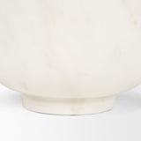 Katora Small Premium Solid White Marble Bowl by Mercana at Eve Furniture