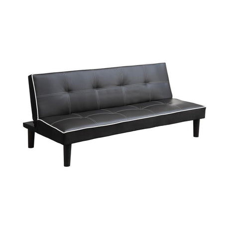 Katrina Black Tufted Upholstered Sofa Bed by Coaster at Eve Furniture