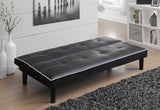 Katrina Black Tufted Upholstered Sofa Bed by Coaster at Eve Furniture