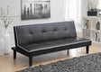 Katrina Black Tufted Upholstered Sofa Bed by Coaster at Eve Furniture