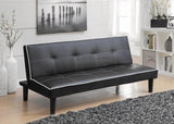 Katrina Black Tufted Upholstered Sofa Bed by Coaster at Eve Furniture