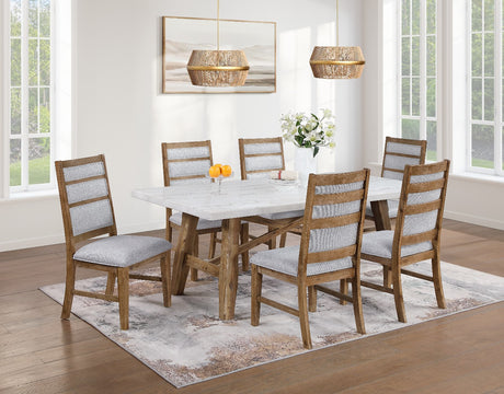 Katrina Brown Dining Room Set by Cosmos Furniture at Eve Furniture