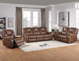 Katrine Brown 3-Piece Manual Reclining Set by Steve Silver at Eve Furniture