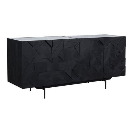 Kattan Black Sideboard by MOES at Eve Furniture