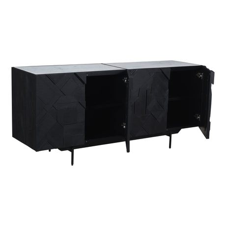 Kattan Black Sideboard by MOES at Eve Furniture