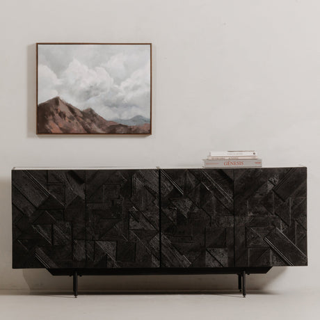 Kattan Black Sideboard by MOES at Eve Furniture