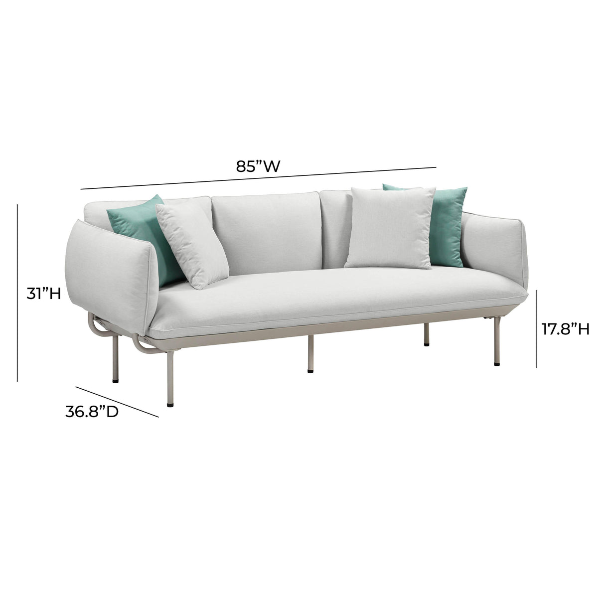 Katti Outdoor Sofa by TOV Furniture at Eve Furniture