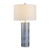 Katz Blue/Oatmeal Cylinder Table Lamp (Set of 2) by Crestview at Eve Furniture