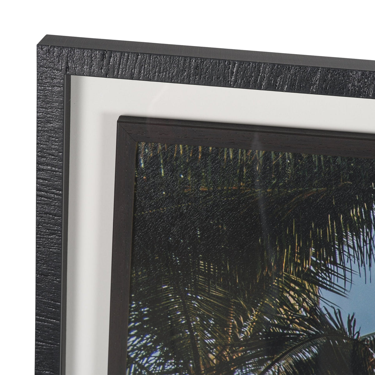Kauai Jungle Dream by Stefan and Audrey Textured Framed Photo Print Matted under Glass by Mercana at Eve Furniture