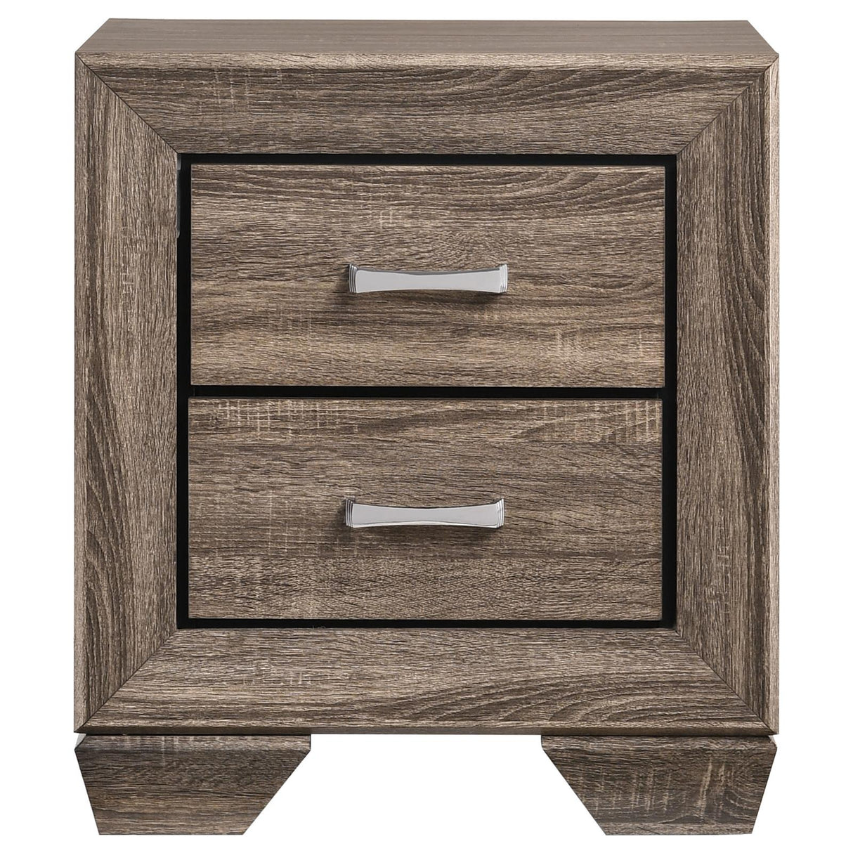 Kauffman 2-Drawer Nightstand Washed Taupe