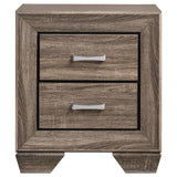 Kauffman 5-Piece Eastern King Bedroom Set with High Straight Headboard by Coaster at Eve Furniture