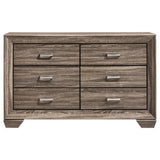 Kauffman 5-Piece Eastern King Bedroom Set with High Straight Headboard by Coaster at Eve Furniture