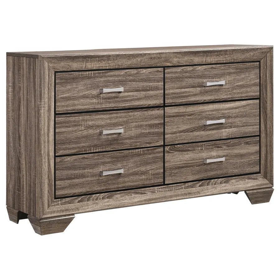 Kauffman 5-Piece Queen Bedroom Set with High Straight Headboard by Coaster at Eve Furniture