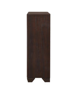 Kauffman Dark Cocoa 5-Drawer Chest by Coaster at Eve Furniture