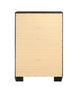 Kauffman Dark Cocoa 5-Drawer Chest by Coaster at Eve Furniture