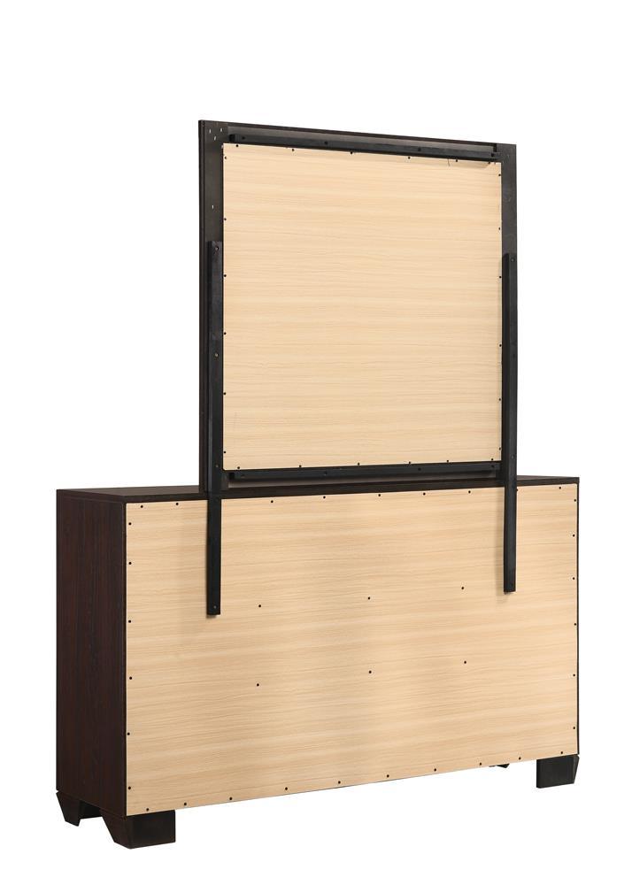 Kauffman Dark Cocoa 6-Drawer Dresser by Coaster at Eve Furniture