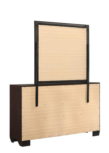 Kauffman Dark Cocoa 6-Drawer Dresser by Coaster at Eve Furniture