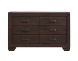 Kauffman Dark Cocoa 6-Drawer Dresser by Coaster at Eve Furniture