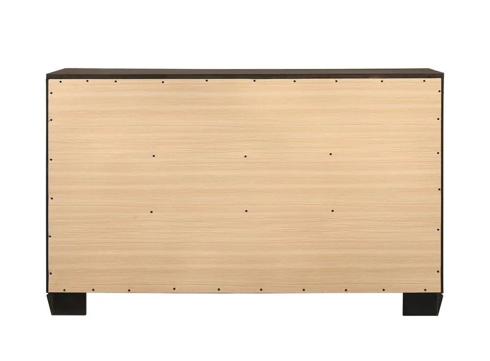 Kauffman Dark Cocoa 6-Drawer Dresser by Coaster at Eve Furniture
