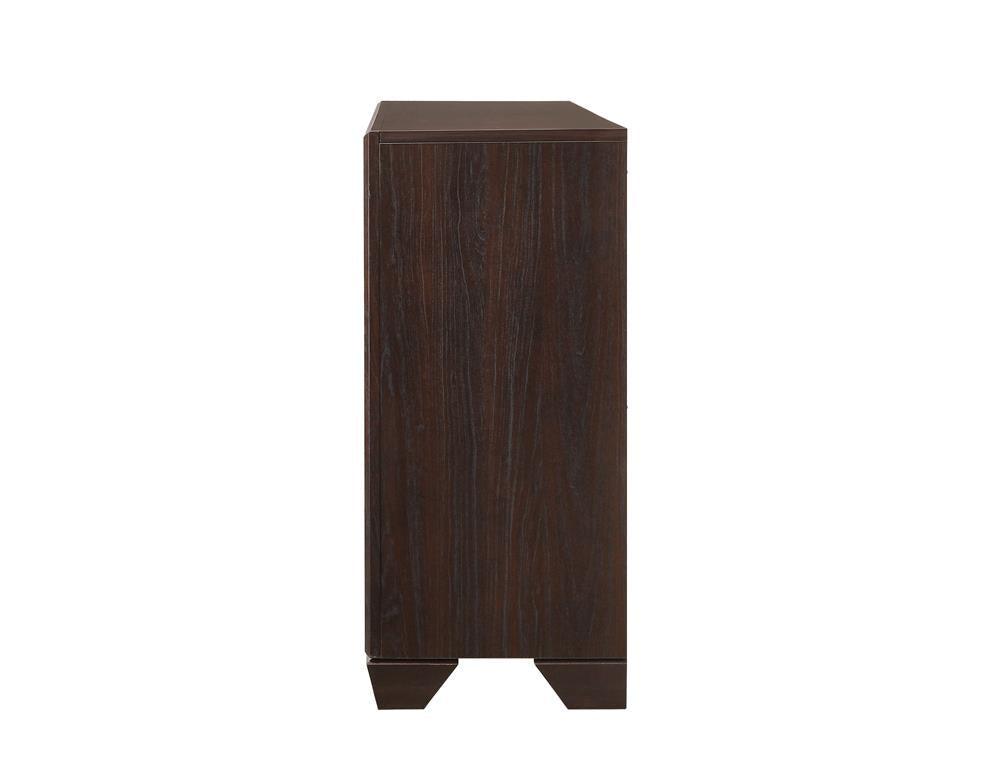 Kauffman Dark Cocoa 6-Drawer Dresser by Coaster at Eve Furniture