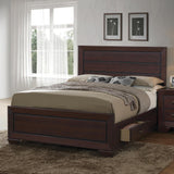 Kauffman Dark Cocoa Eastern King Storage Bed by Coaster at Eve Furniture