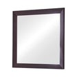 Kauffman Dark Cocoa Rectangular Mirror by Coaster at Eve Furniture
