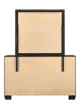 Kauffman Dark Cocoa Rectangular Mirror by Coaster at Eve Furniture