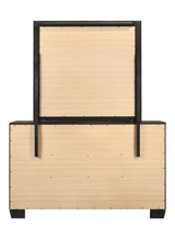 Kauffman Dark Cocoa Rectangular Mirror by Coaster at Eve Furniture