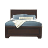 Kauffman Dark Cocoa Panel Bedroom Set