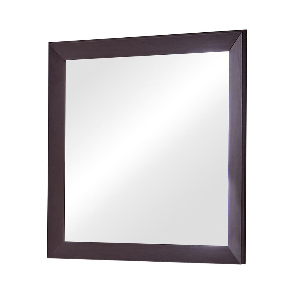 Kauffman Dark Cocoa Rectangular Mirror