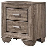 Kauffman Washed Taupe 2-Drawer Nightstand by Coaster at Eve Furniture