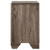 Kauffman Washed Taupe 2-Drawer Nightstand by Coaster at Eve Furniture