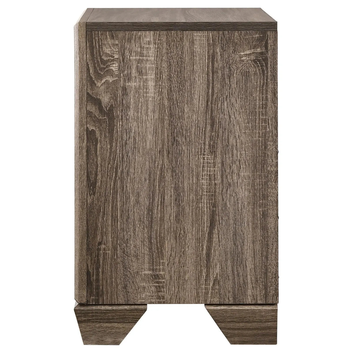 Kauffman Washed Taupe 2-Drawer Nightstand by Coaster at Eve Furniture